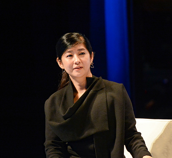 the moderator Maoko Kotani 
