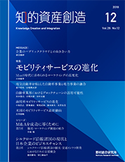 知的資産創造 2018年12月号の表紙